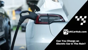 Charge an Electric Car in The Rain