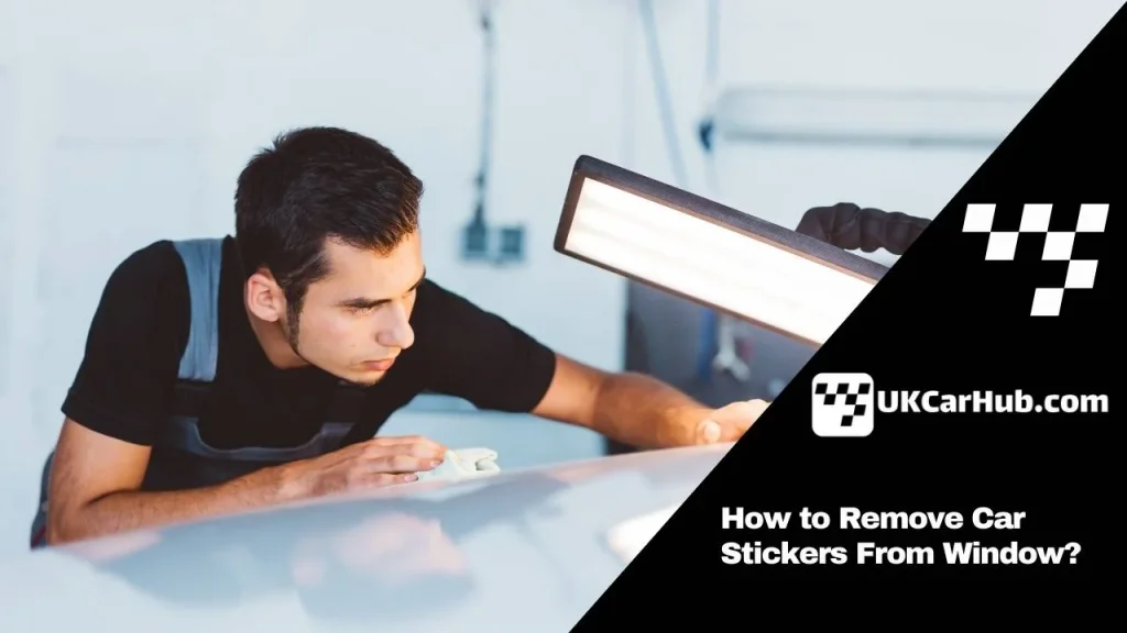 How to Remove Car Stickers From Window
